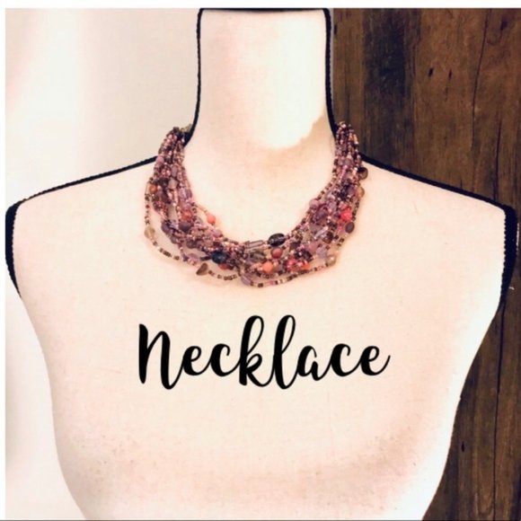 BoHo Convertible Handmade Beaded Necklace/Bracelet - Picture 2 of 5